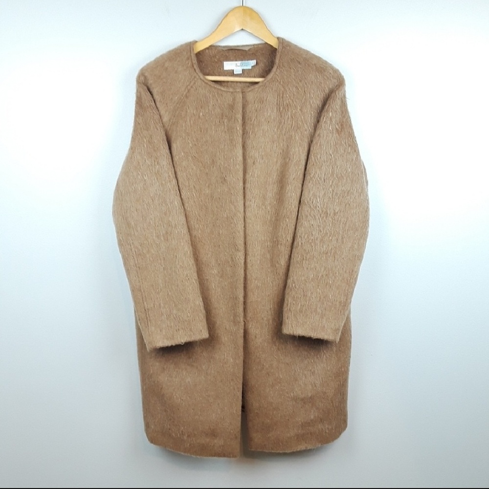 Boden Sienna Long Fuzzy Wool Coat